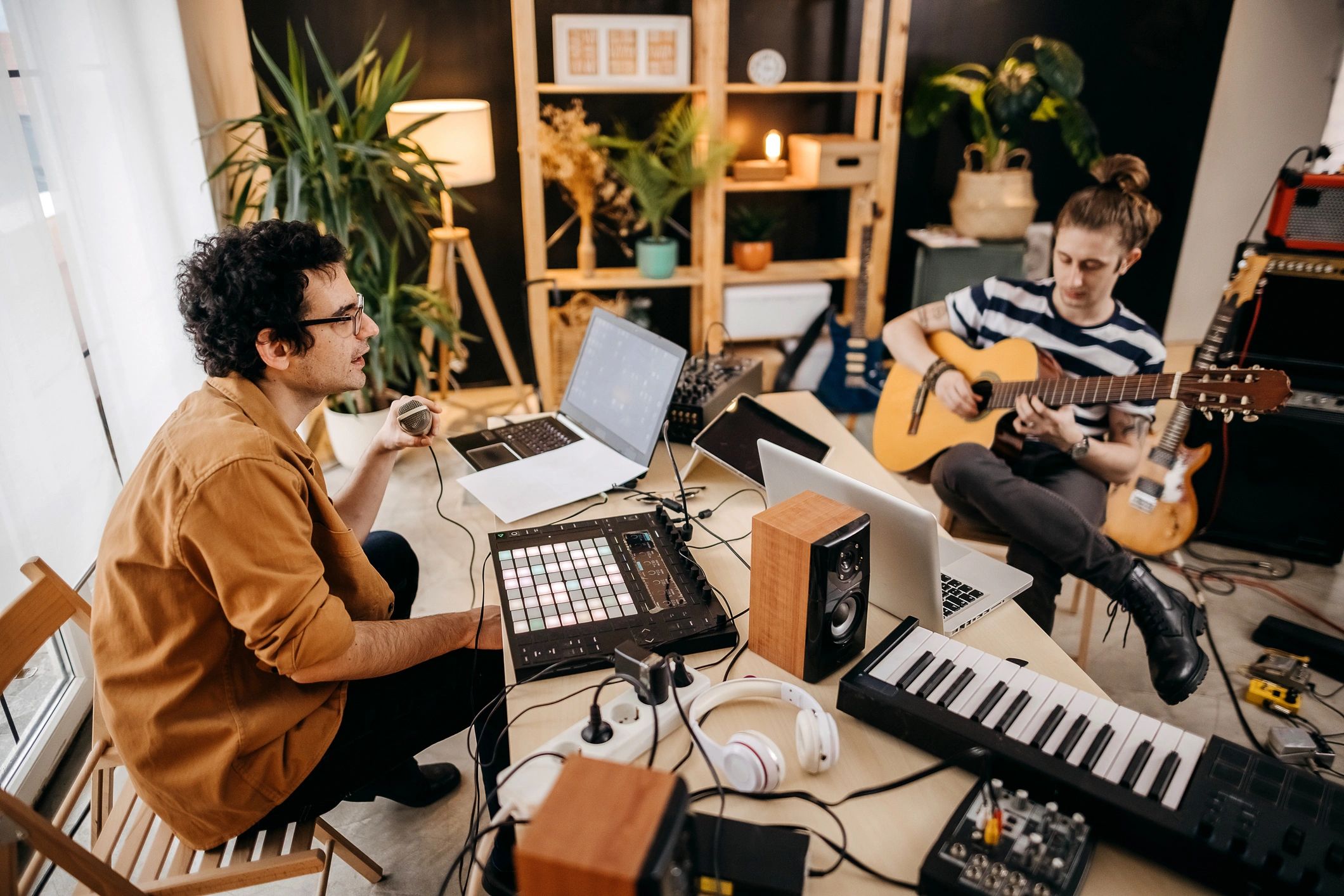 music collaboration creative workspace