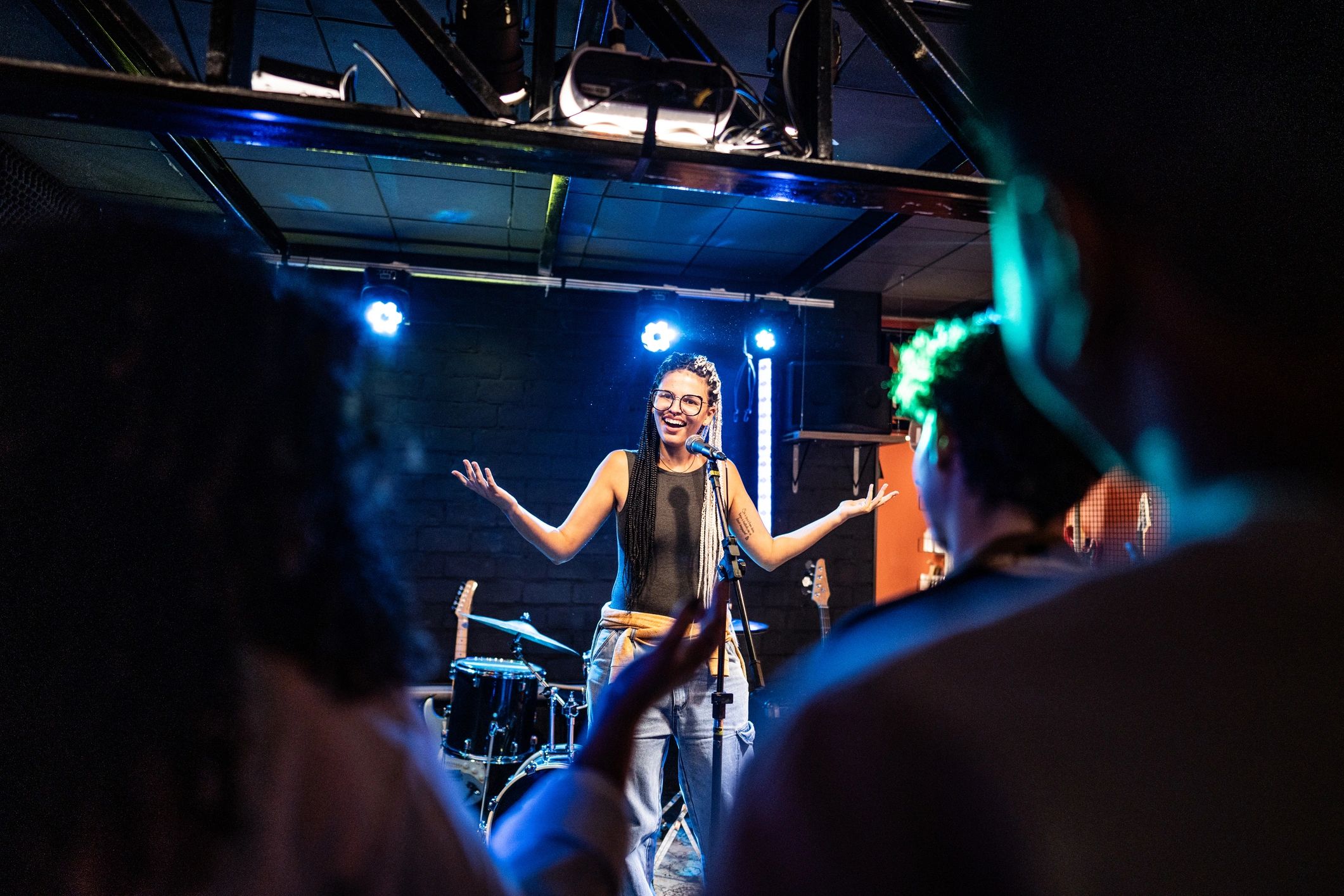 emerging artist performing